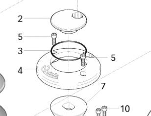 KIT COUVERCLE EMBRAYAGE AL3 AVEC JOINT QUICK FVSSGMSDFRAL000